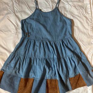 re-worked denim dress